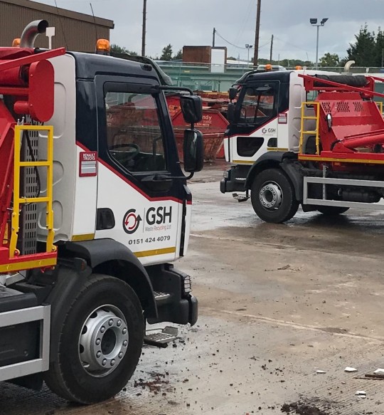 GSH skips Trucks in Yard